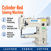 Machine à coudre industrielle 246 à cylindre haute vitesse, petit navetteur, aiguille simple, pour sacs, cuir et matériaux épais