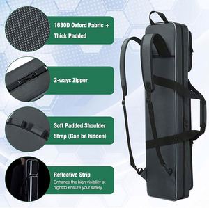 Estuche de Transporte para Taco de Billar, Resistente al Agua, Duradero, de Fábrica BSCI, OEM, para Almacenamiento de Tacos de Billar, Estuche Suave - Product Image 4