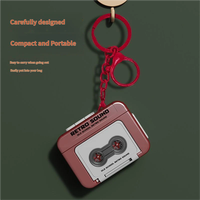 Mini enregistreur de cassettes portable, pendentif porte-clés, petit lecteur rétro, radio, jouet de présentation, nouveau modèle