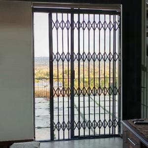 X mở rộng cổng vườn có thể thu vào cửa an ninh bên ngoài hàng rào lớp phủ điện 66*38 78*48 5ft 6ft hàng rào có thể mở rộng - Product Image 5