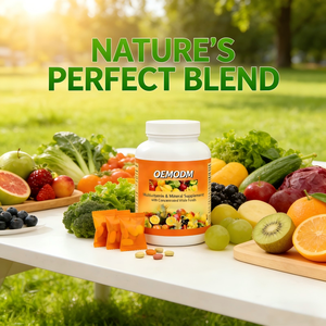 OEM Çoklu Vitamin Tabletleri |   Tam Gıda Vitamin Mineral Takviyesi |   Glutensiz Vejetaryen Tabletler - Product Image 4