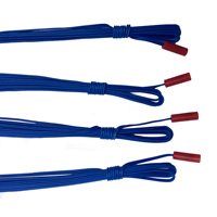 Tête d'allumage étanche de haute qualité 10 cm, fil bleu, capuchon rouge, certifiée CE, résistante à la chaleur, en plastique/cuivre, vente directe usine TOP