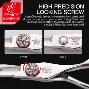 6 pulgadas de corte de pelo adelgazamiento estilo tijeras conjunto para Barber y <span class=keywords><strong>casa</strong></span> con - Product Image 3