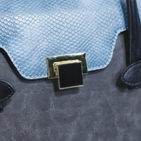 Sacs à main de luxe pour femmes de haute qualité, couleur contrastée, mode, fermeture éclair étanche, grand espace, PU, couleur personnalisable, bureau