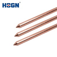 Varilla de tierra de cobre de alta calidad tipo HOGN M16 a buen precio, conectores de categoría de producto