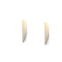 Lampe d'escalier LED encastrée sans cadre à commande par capteur, personnalisable, en aluminium, pour intérieur, à fixation murale