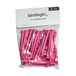 Tees de golf en bois de bouleau et bambou incassables, fabrication OEM, avec logo personnalisé - durables pour l'entraînement sur le terrain de golf et la promotion - Product Image 3