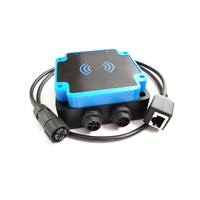 Lector RFID UHF Industrial HECERE, 860-960 MHz, RS485/TCP/IP, Modbus, ISO18000-6C, EPC Gen2, 64 bits, <6 ms, 0-2M, Activo/Pasivo, PLC
