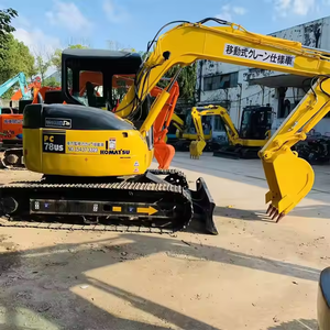 Horas DE TRABAJO bajas usadas 7,8 toneladas usadas Komatsu PC78US japonés de segunda mano Mini Excavadora hidráulica de orugas precio atractivo para la venta - Product Image 5