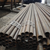 Tuyau en acier au carbone noir sans soudure de haute qualité DN15/DN20/DN80/DN100 |   Q235/Q345 Laminé à chaud, longueurs de 6m/12m, pour l'industrie pétrolière/gazière, SABS