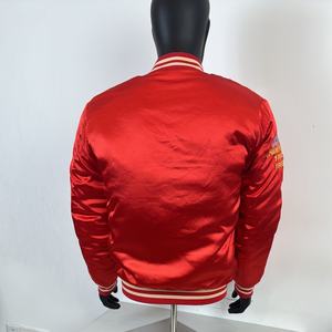 Chaqueta Satinada Topshow 100% Algodón, Estilo Urbano, Bordado Plano, Chaqueta con Botones, Chaqueta de Invierno con Cintas - Product Image 2