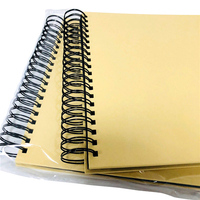 Alambre superior O Encuadernación Espiral Cuaderno personalizado Espiral Cuaderno espiral personalizado Alambre O Encuadernación Impresión