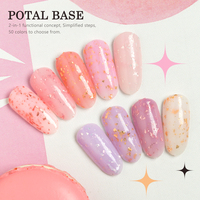 Base de gel de couleur et vernis à ongles de couche supérieure