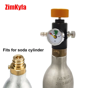 Adaptateur de remplissage rapide en alliage d'aluminium avec manomètre 3000 psi pour bouteille de gaz QD 8 mm – Recharge OEM - Product Image 5