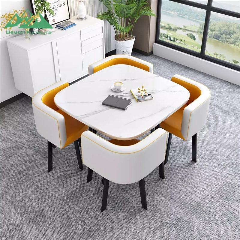 Sophisticated Marble Dining Table Scratch-Resistant for Busy Family ...