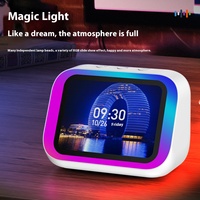 Slimme AI-speaker met spraakbesturing, LED-display & hoogwaardig geluid, wekkerfunctie