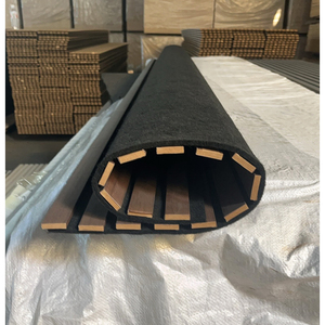 Hiệu quả cao hấp thụ âm thanh Trần MDF + polyester Gỗ Acoustic tấm sợi phòng họp akupanel KTV Panel tường - Product Image 4