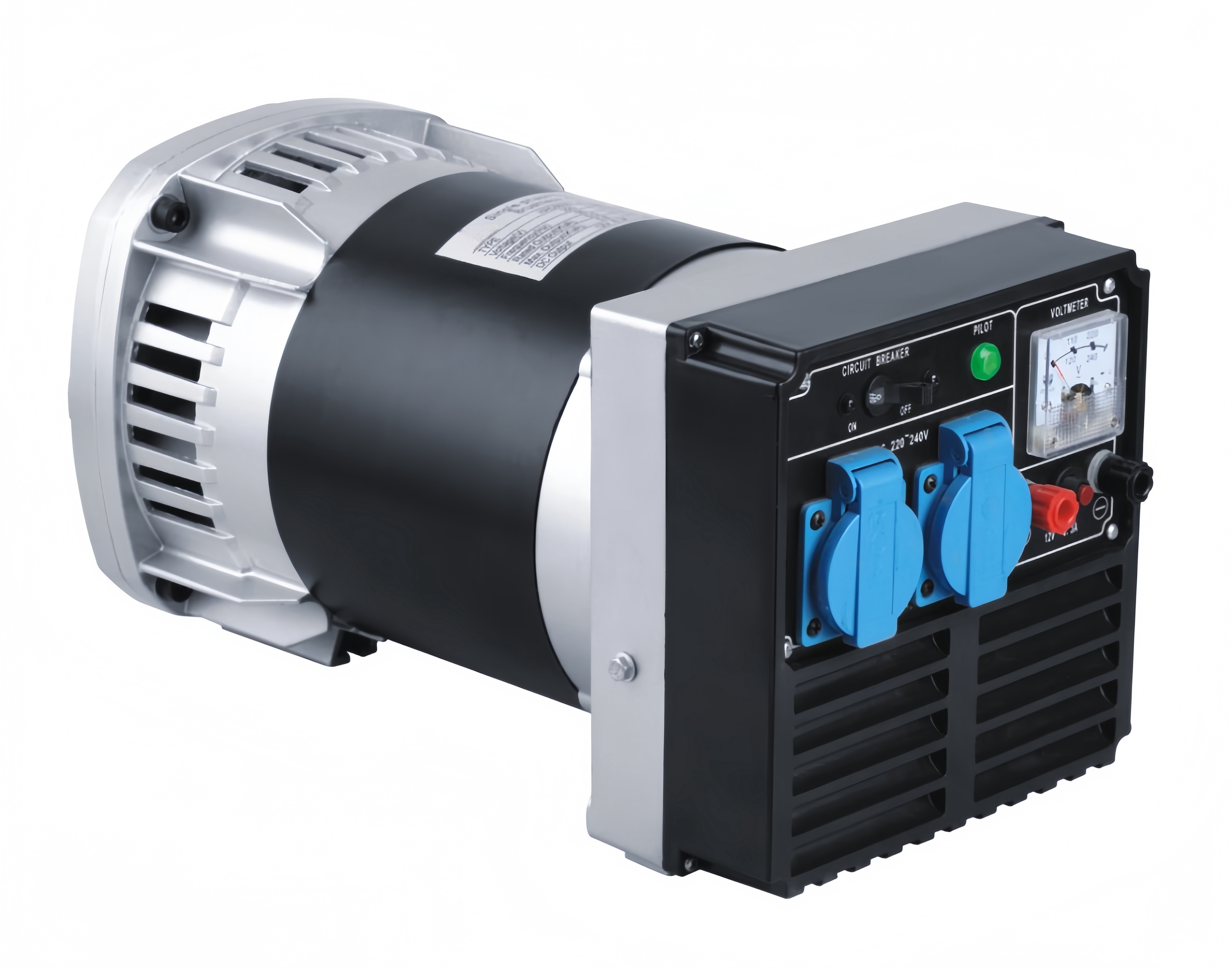 HAC Single Phase Synchronous Brushless Alternator (condenser) 2-poles Self-excitation System Control Panel Copper Gasoline