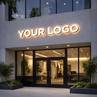 Letrero LED 3D Gigante para Hogar y Edificios - Letrero Personalizado para Nombre de Tienda con Control por Aplicación y Resistencia al Agua IP65