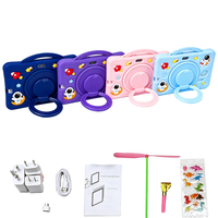 Tablet PC para Niños 2026, 7 Pulgadas, Android 15, Wi-Fi, Pantalla Capacitiva, Dispositivo Educativo, Funda de Silicona Moderna Resistente a Caídas