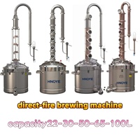 50L 100L Koperen Alembic Still Moonshine Distillatie Set voor Whisky Brandy Sterkedrank