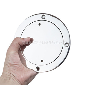Couvre-trou de pont brillant en acier inoxydable 316, 3-6 pouces, quincaillerie marine - Product Image 2