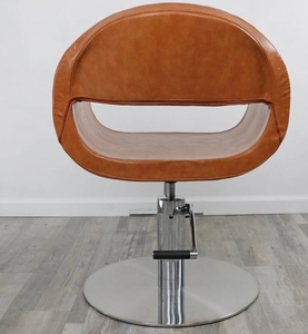Sillón <span class=keywords><strong>de</strong></span> Peluquería Moderno Marrón con Reposapiés <span class=keywords><strong>para</strong></span> Salón <span class=keywords><strong>de</strong></span> Belleza - Product Image 2
