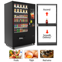Nouvelle Arrivée Distributeurs Automatiques de Snacks Allemands en Gros Distributeurs de Boissons Gazeuses et de Sodas en Bouteille pour Intérieur avec Lecteur de Carte