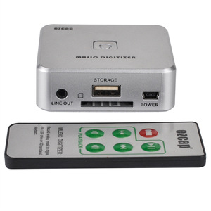 <span class=keywords><strong>เครื่อง</strong></span>บันทึกเสียง ตัวแปลงสัญญาณเสียง USB <span class=keywords><strong>แปลง</strong></span>แผ่นเสียงอนาล็อกเก่า เช่น คาสเซ็ต ไวนิล เป็น <span class=keywords><strong>MP3</strong></span> บันทึกลง USB แฟลชไดรฟ์ หรือ SD การ์ด รุ่น EZ241 - Product Image 2