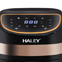 HALEY Friteuse à air 7L 1000W 360 °   Four de cuisine à écran tactile, cycle thermique, or rose, grande capacité, sans huile, certifié CE, OEM ODM