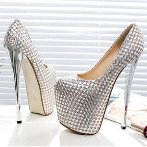 Scarpe Estive da Donna con Tacco Alto, Punta Aperta, Marca di Lusso, Sexy Stiletto 19 CM, Taglie Grandi 34~50, Scarpe con Tacco a Spillo - Product Image 2