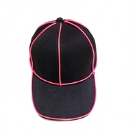 Casquette de baseball lumineuse à fil EL très demandée, chapeau LED lumineux, casquette de costume éclairée pour carnaval, boîte de nuit, fête rave, accessoires