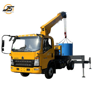 Mới thủy lực thẳng bùng nổ vành đai cần cẩu 7 tấn bùng nổ kính thiên văn xe tải xây dựng trang trại ngành công nghiệp thép khớp nối Xe Tải Cần cẩu - Product Image 3