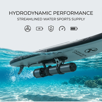 Scooter sous-marin personnalisé, propulseur à jet, propulsion marine, forme de torpille, alliage de métal gris, planche de surf, paddleboard, kayak