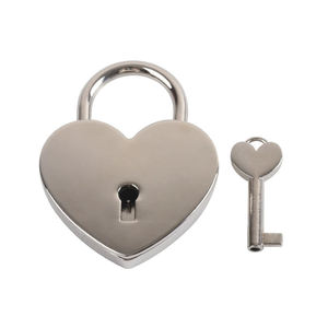 亜鉛合金ハートロック南京錠ウェディング様々な色キーチェーンノベルティギフト特別バッグパーツ & アクセサリー - Product Image 2