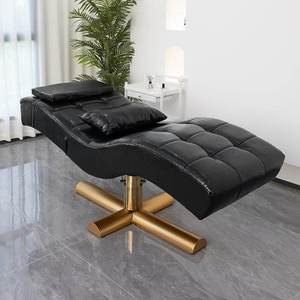 Cama Ergonómica Curva para Pestañas con Base Dorada para Estudio de Pestañas y Salón de Belleza - Product Image 6