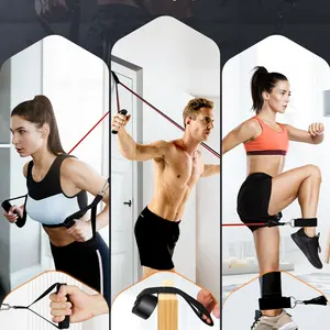 Mr đa chức năng tập luyện tại nhà Thiết bị Pilates Bar với có thể gập lại push up kháng ban nhạc cho trên sức mạnh cơ thể đào tạo - Product Image 5