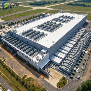 Edificio Prefabricado de Acero para Centro de Datos con Estructura de Viga H, Estándar ISO45001, Gran Vano, Resistente a Terremotos, Sala de Servidores, Depósito Logístico - Product Image 1