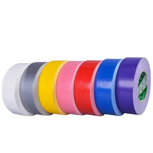 YG high quality oem strong rubber colored black adhesive 2 inch gaffer duct cloth tape