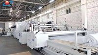 Ligne de fabrication de rembourrage thermocollé non tissé à haute efficacité énergétique pour la production de matelas et d'oreillers écologiques
