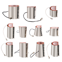 Calentador de Taza de cerámica reemplazable de 11oz/15oz para máquina de prensa de tazas Galaxy Plus