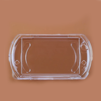 Housse de protection transparente en cristal résistante aux rayures pour PSP GO, boîtier de protection, coque, accessoire pour console de jeu