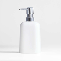 Ensemble de 6 accessoires de salle de bain de luxe pour hôtel, comprenant un distributeur de savon