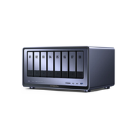Penyimpanan Jaringan NAS Delapan Bay DXP8800 Plus Private Cloud, Hard Drive untuk Rumah dan Server Perusahaan