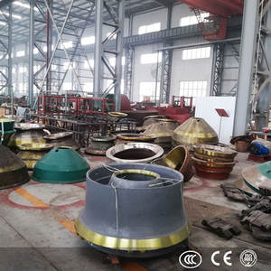 OEM Mining Rock Cone Crusher Concave & <b>Mantle</b> Bowl Liner Mn13Cr2 Steel Parts Cast Processing Supplier - Product Image 4