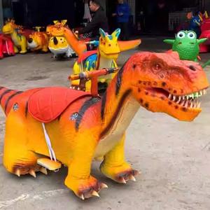 Voiture jouet électronique drôle de dinosaure de tour d'amusement enfants modèle de simulation centre commercial voiture jouet pour Offre Spéciale - Product Image 4