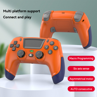 Control Inalámbrico BT con Iluminación RGB Dinámica, Joystick 3D, Baterías Recargables de 1000 mAh, Giroscopio de 6 Ejes para Nintendo Switch, PC, PS4