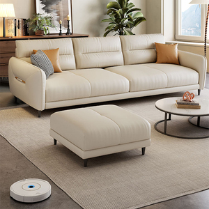 Đơn Giản Hiện Đại Công Nghệ 2024 Vải Sofa Đặt Đồ Nội Thất Phòng Khách Bắc Âu Loại Ánh Sáng Sang Trọng 1 + 2 + 3 Chỗ Ngồi Cắt Sofa - Product Image 3
