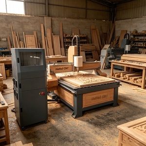 Macchina CNC Multifunzione per Lavorazione del Legno, Taglio e Intaglio per <span class=keywords><strong>Mobili</strong></span> Personalizzati e <span class=keywords><strong>Produzione</strong></span> di Artigianato in Legno - Product Image 1