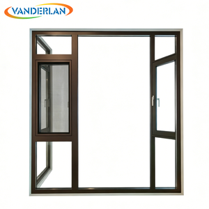 Fenêtre <span class=keywords><strong>de</strong></span> balcon à battants en aluminium à double vitrage moderne personnalisée, cadre ultra-fin, insonorisée, étanche à <span class=keywords><strong>l</strong></span>'<span class=keywords><strong>eau</strong></span> et à <span class=keywords><strong>l</strong></span>'air - Product Image 2